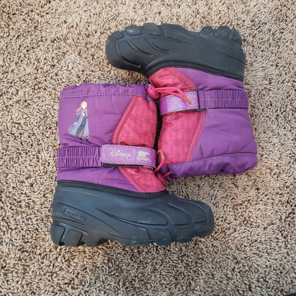 Sorel Flurry disney elsa frozen snow boots girls little kid 12 - Picture 6 of 7